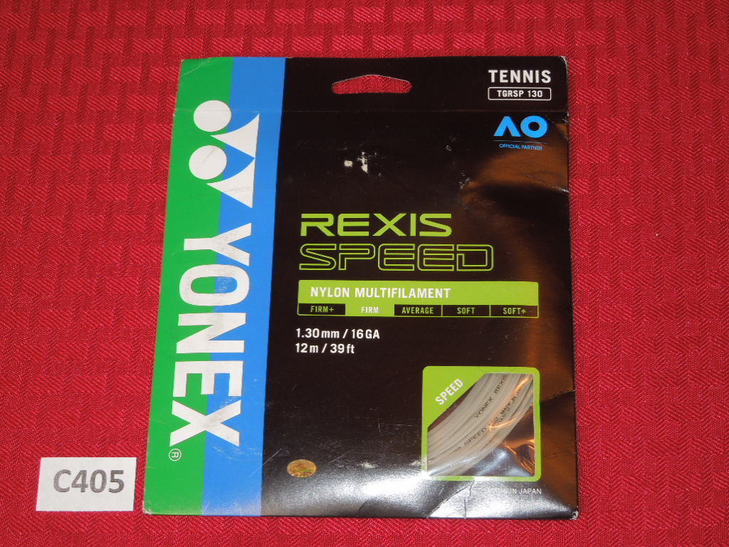 Yonex Rexis Speed 16 Gauge 1.30mm Tennis String Tgrsp 130