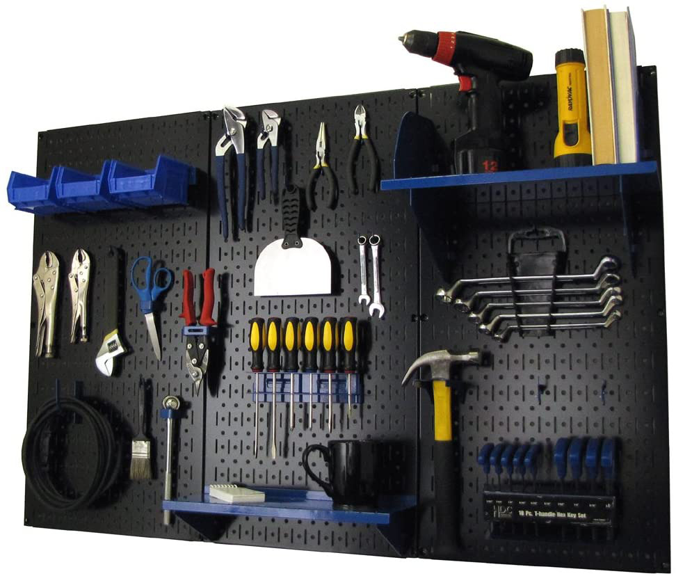 Pegboard Organizer Wall Control 4 Ft. Metal Pegboard Standard Tool Storage Kit W