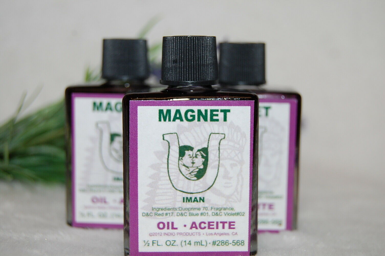 Magnet  Magickal Oil (1) 4drms Attract Money, Wealth, Love , Santeria, Hoodoo