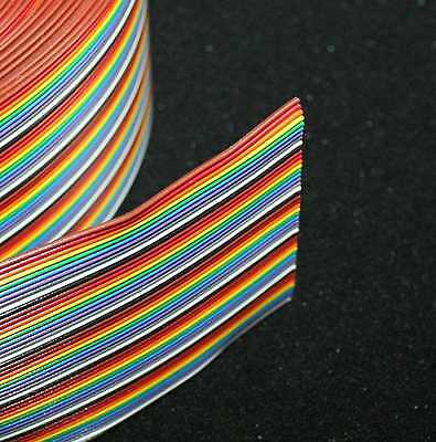 50 X 26 Gauge Mutlicolored Ribbon Cable - 1ft  Length