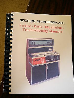 Seeburg Ss160 Showcase Jukebox Large 4 Part Manual