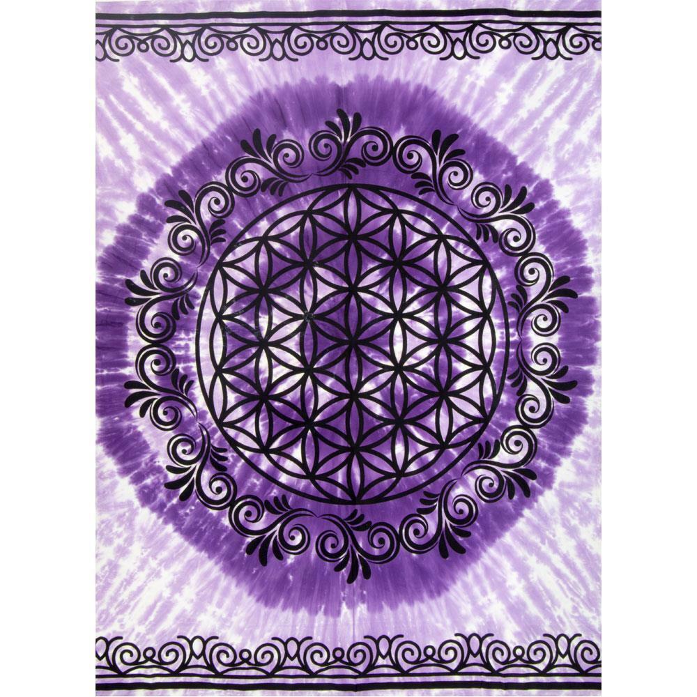 Flower Of Life Cotton Tapestry!