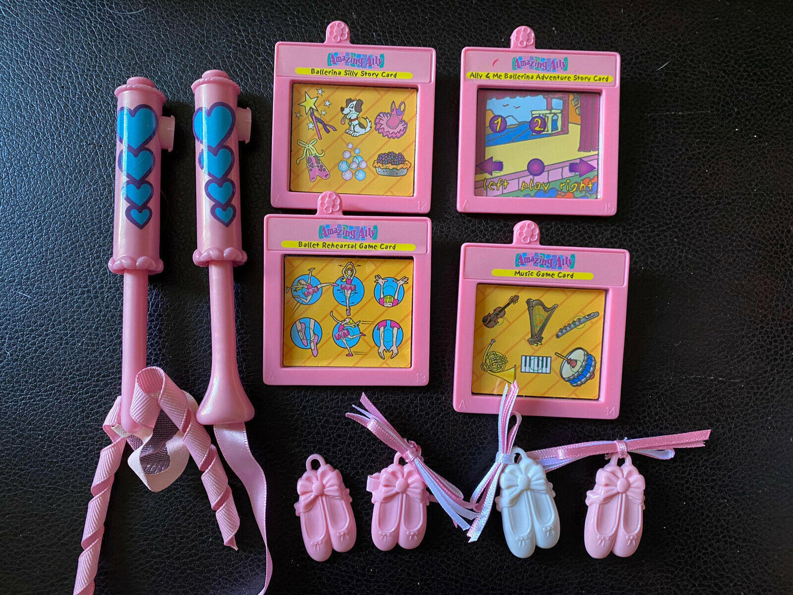 Vintage 2000 Playmates Amazing Ally Let's Play Ballerina Playset Cartridge Games