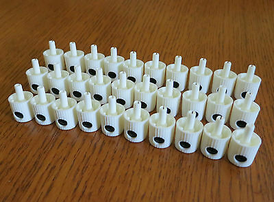(30) Spray Paint Can Caps! White Ny Fats Paint Caps - Male Tips - Lot