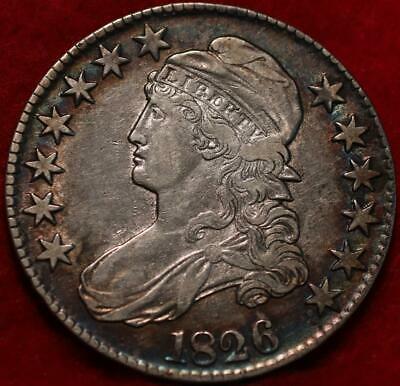 1826 Philadelphia Mint Silver Capped Bust Half Dollar