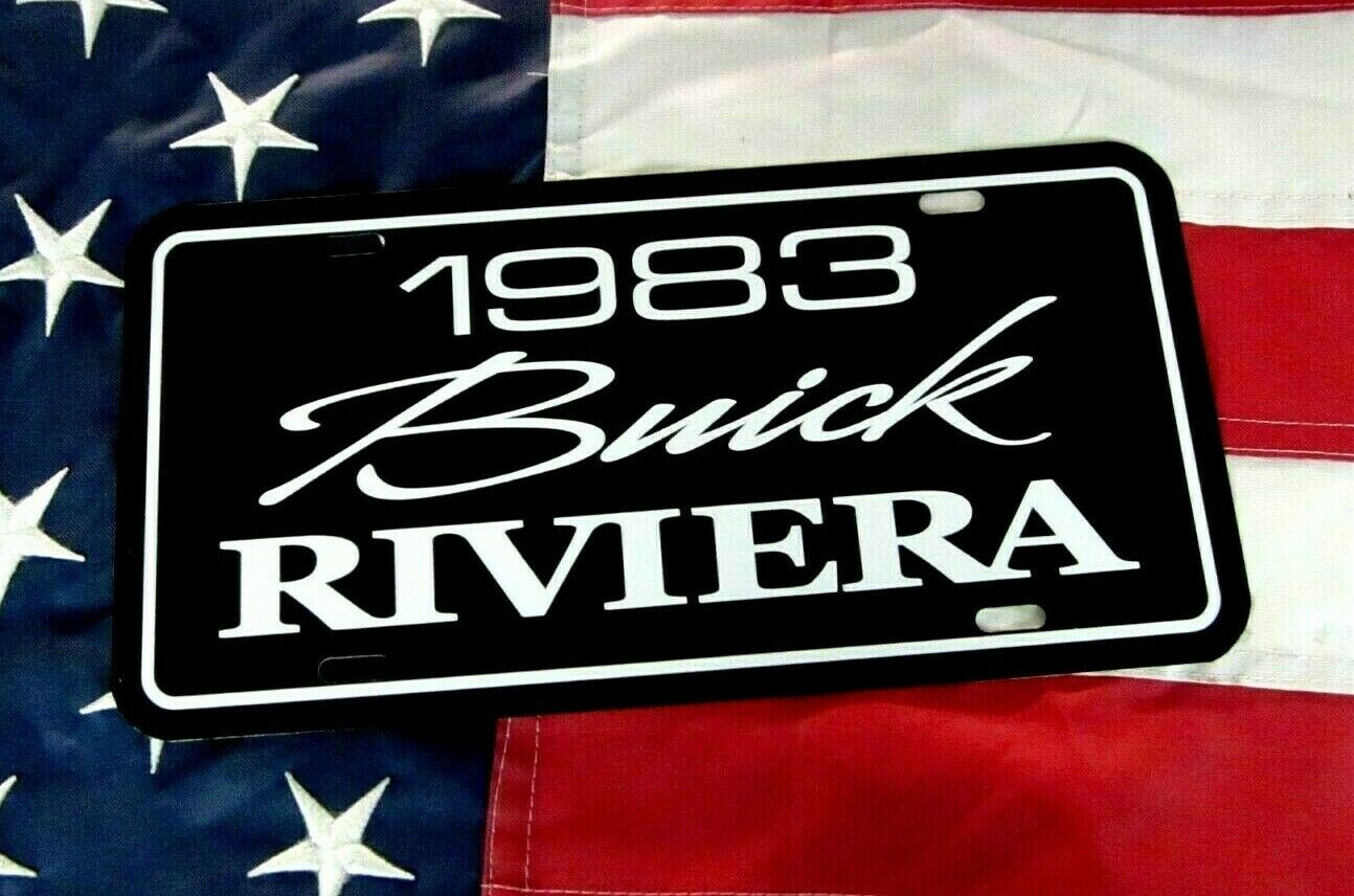 New Design 1983 Buick Riviera License Plate Car Tag 83 Riv  All Years Available