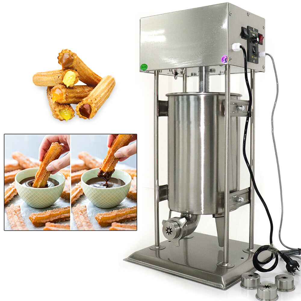 Commercial Auto Electric 15l Spanish Doughnuts Churro Maker Machine Vertical