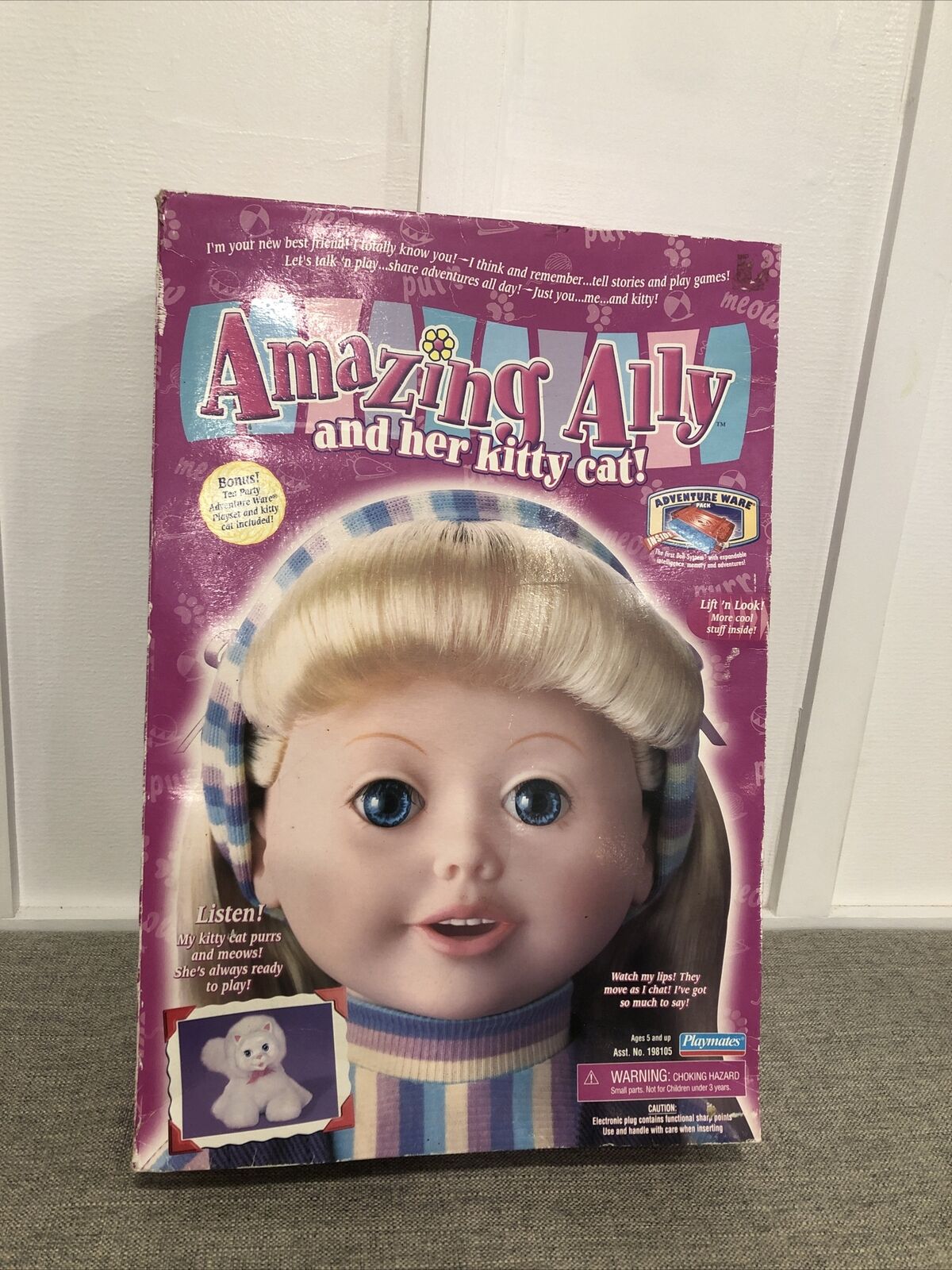 Amazing Ally 1999 Interactive Doll & Bonus Tea Set Playmates And Accessory Sets