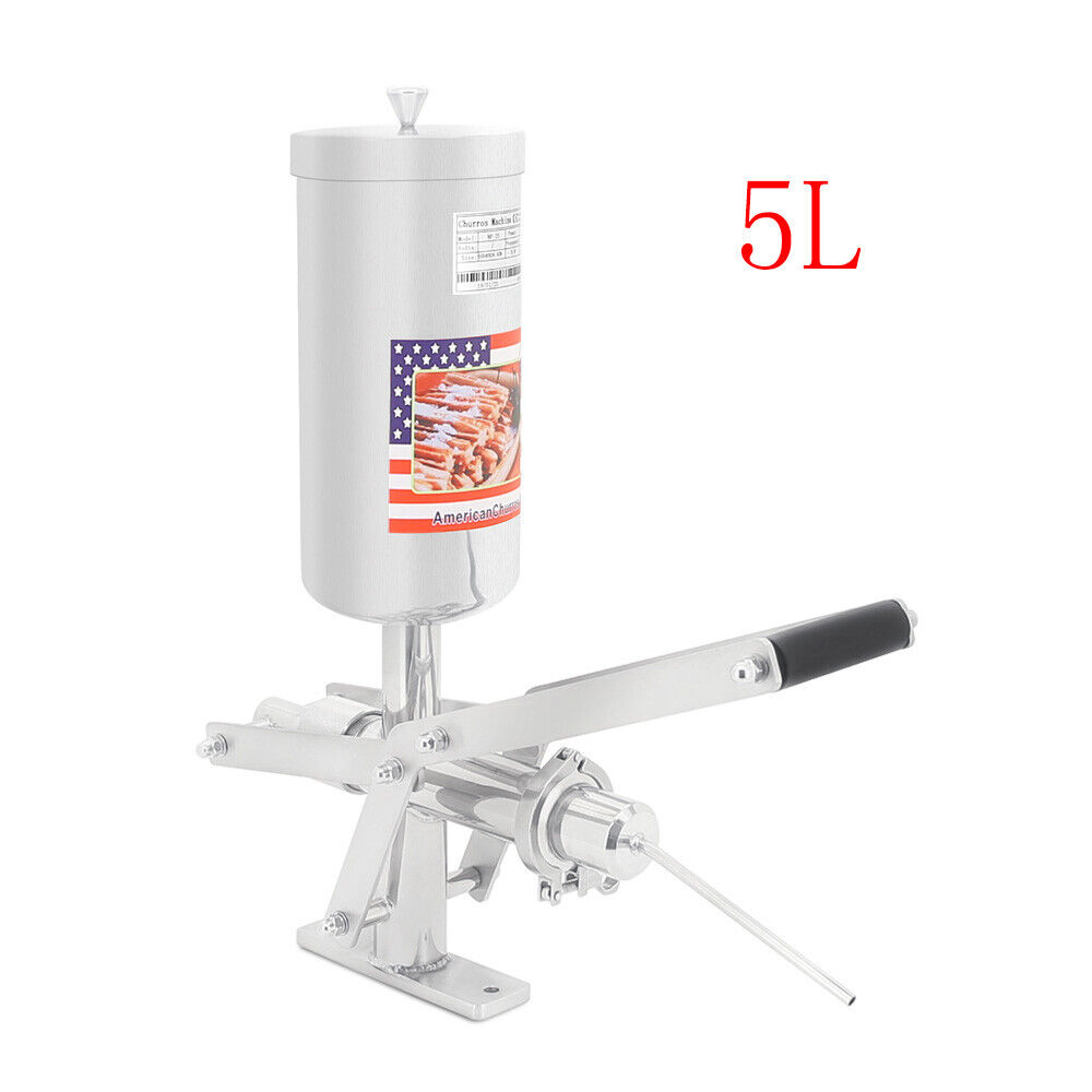 5l Manual Caramel Filler Dispenser Churros Filling Machine All Stainless Steel