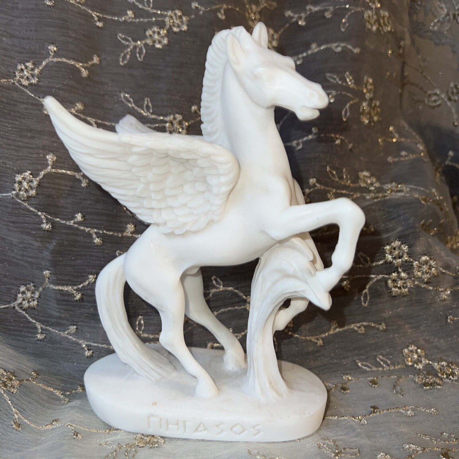 Porcelain Pegasus Figurine Smooth To Touch
