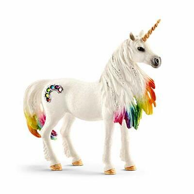 Schleich Bayala Glitter Rainbow Unicorn Toy Mare With Rhinestones For Kids Ag...