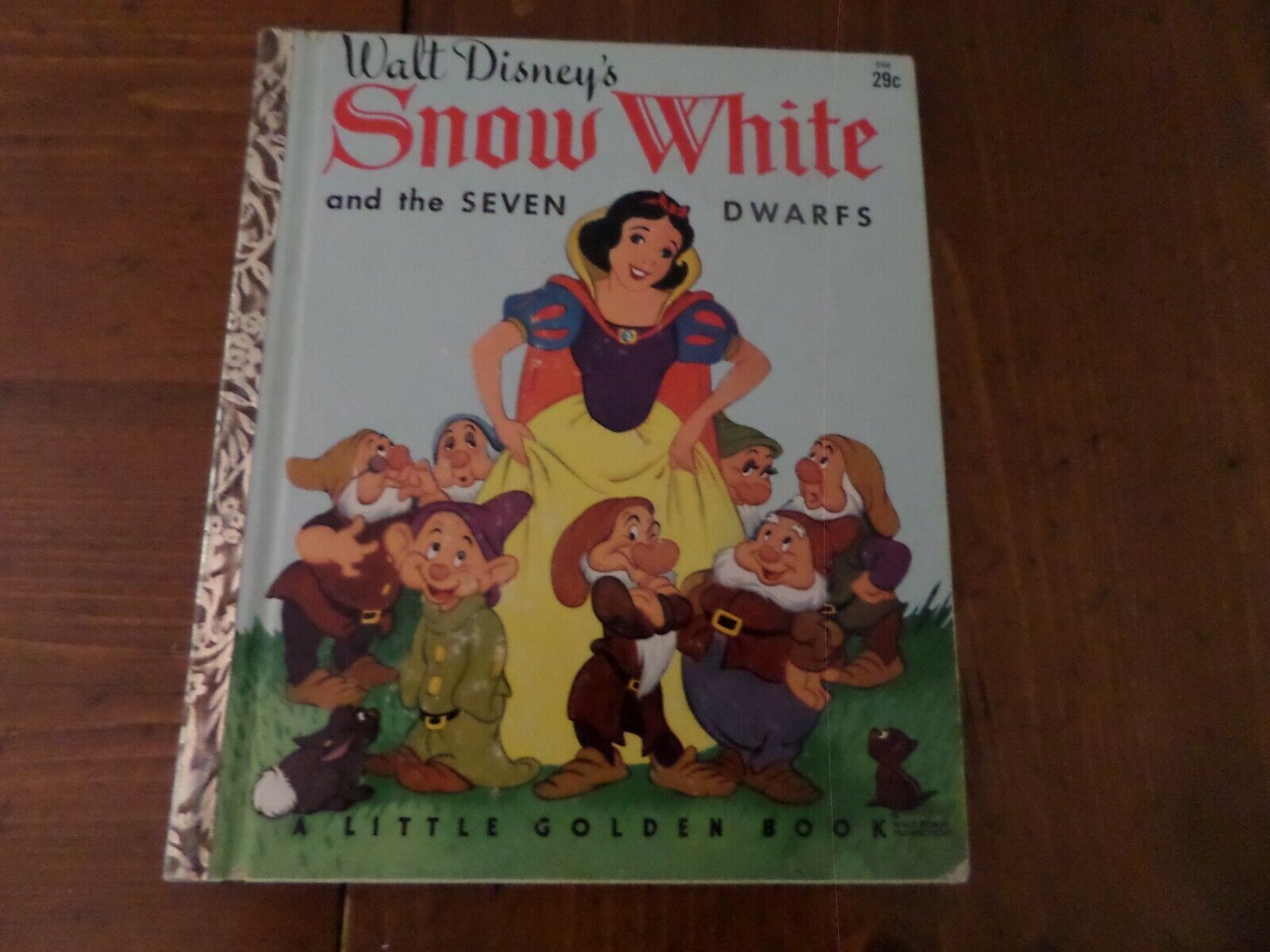 Snow White And The Seven Dwarfs, A Little Golden Book,1948(vintage Disney)
