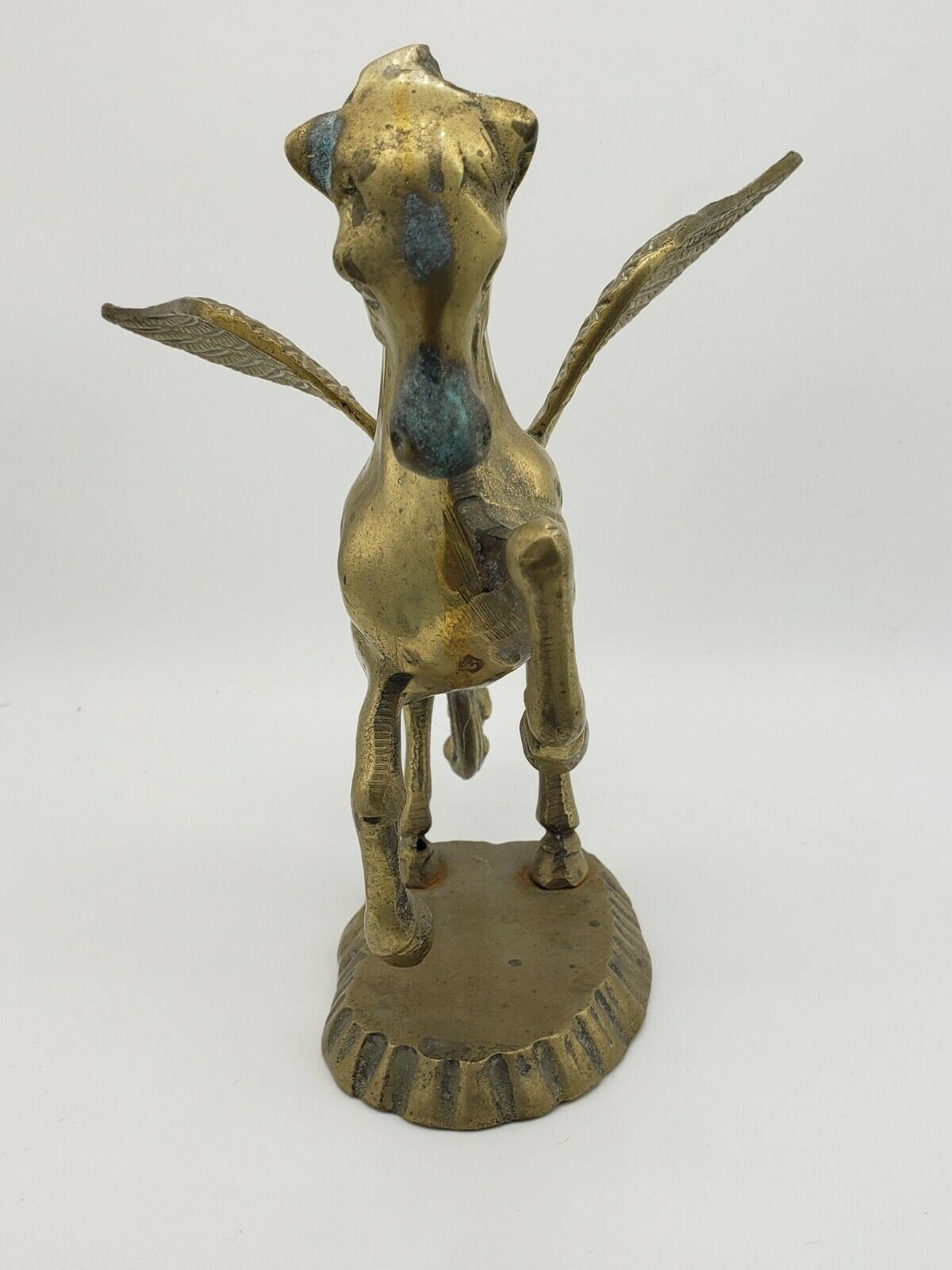 Vintage Solid Brass Pegasus Winged Flying Horse