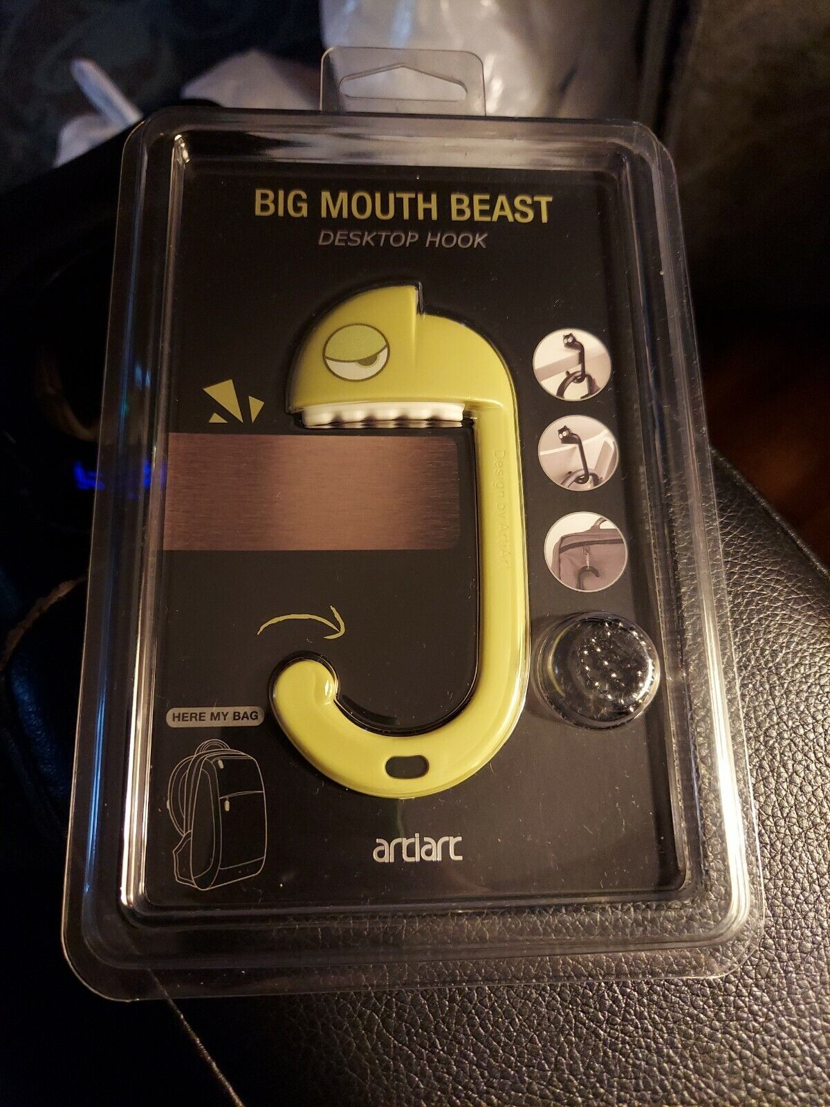 Big Mouth Beast Desktop Hook Green