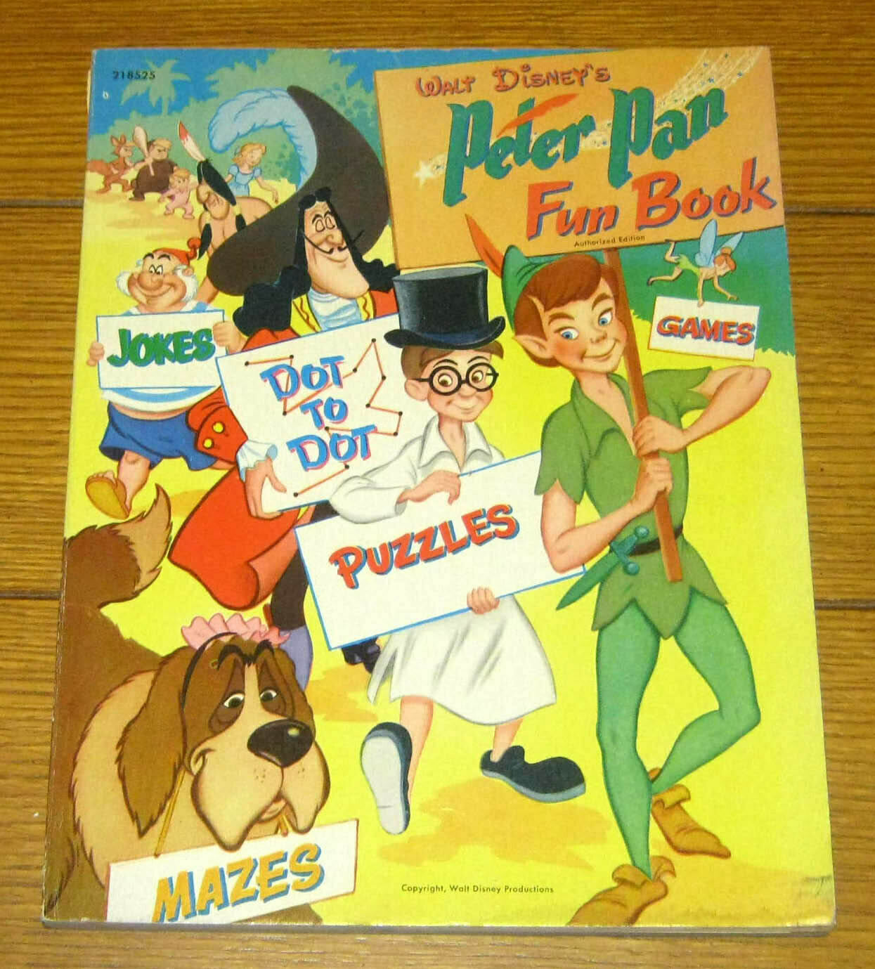 Walt Disney's Peter Pan Fun Book  1952  128 Pages  Vintage  Super Rare!!!