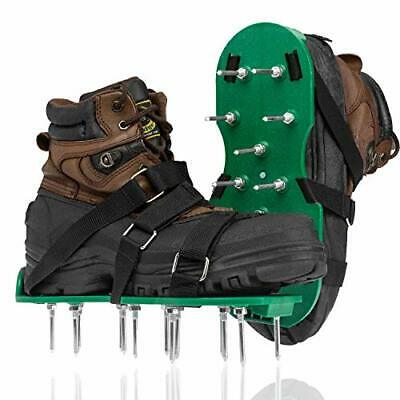 Punchau Lawn Aerator Shoes W/metal Buckles And 3 Straps