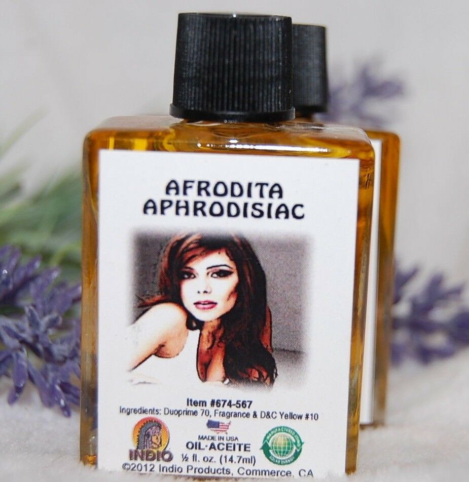 Aphrodisiac Magickal Oil (1) 4drms,  Sexual Desire Santeria, Hoodoo, Wicca