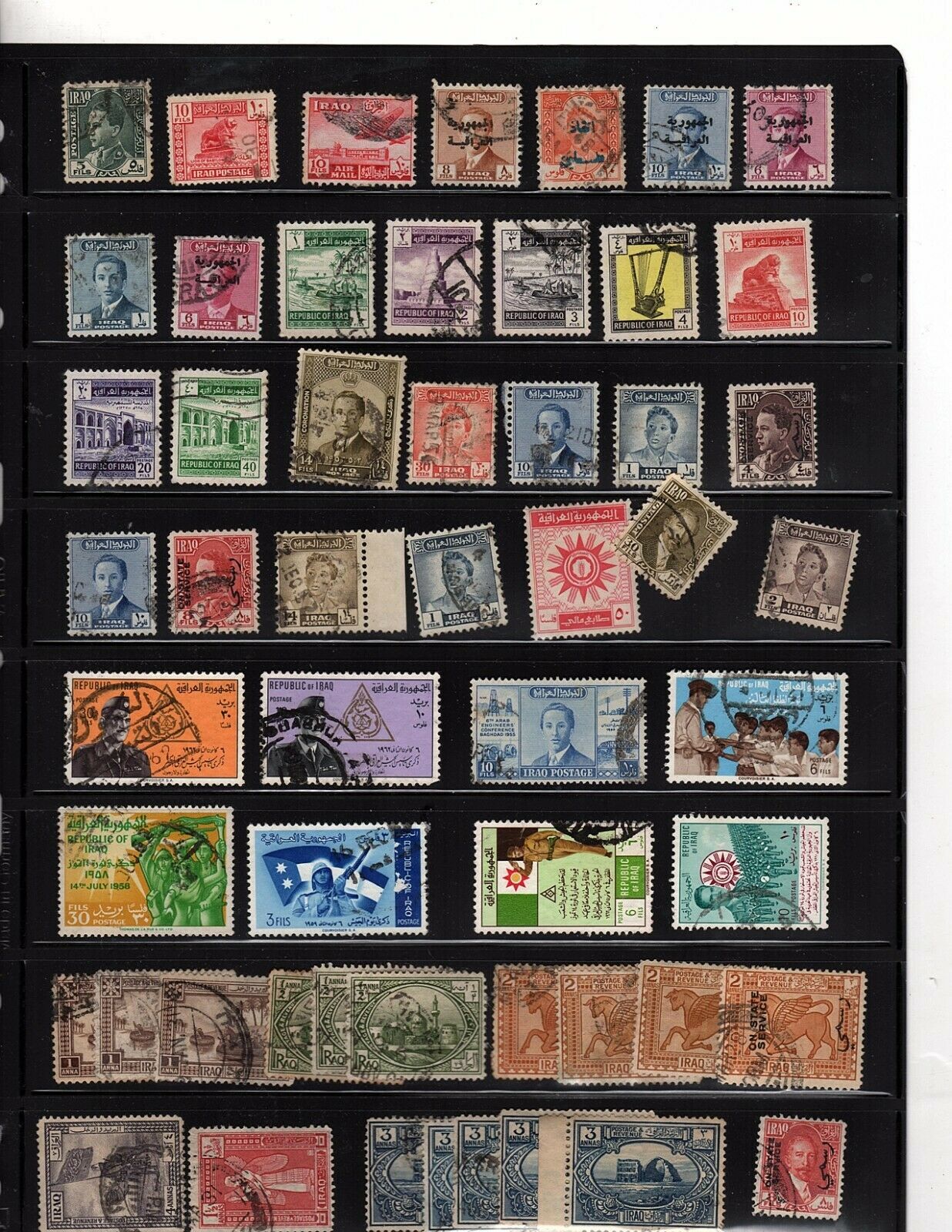 Iraq Iraq Stamp Collection 275 Stamps Dealer Stock (mb20