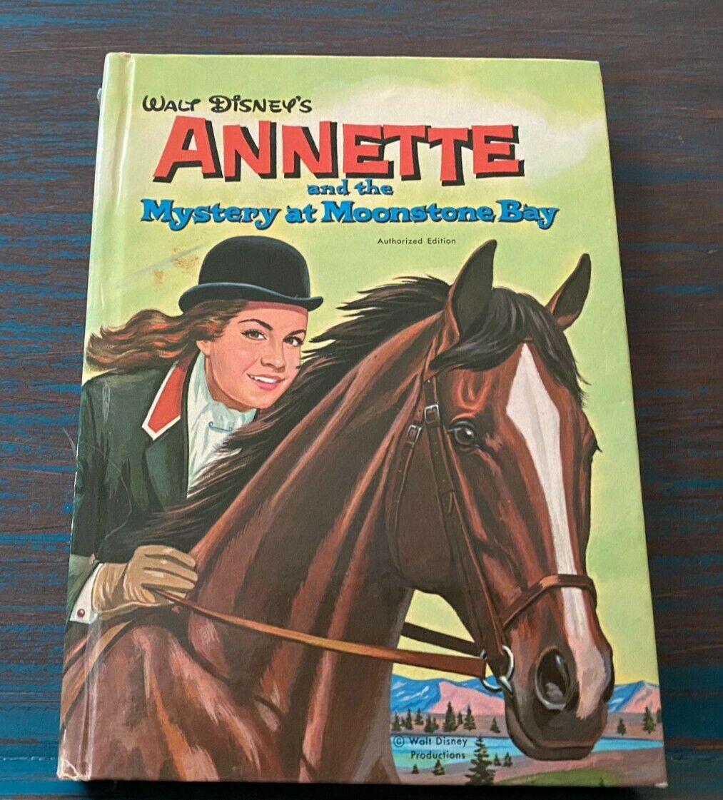 Walt Disney's Annette And The Mystery At Moonstone Bay Authorized Edition 1962