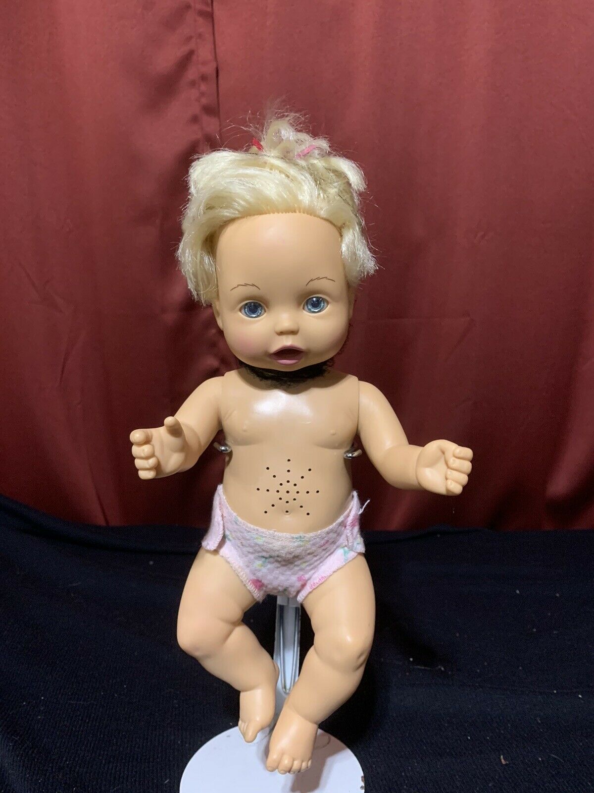 Amazing Babies Playmates 2001 Interactive Battery Op Doll Works No Accessories