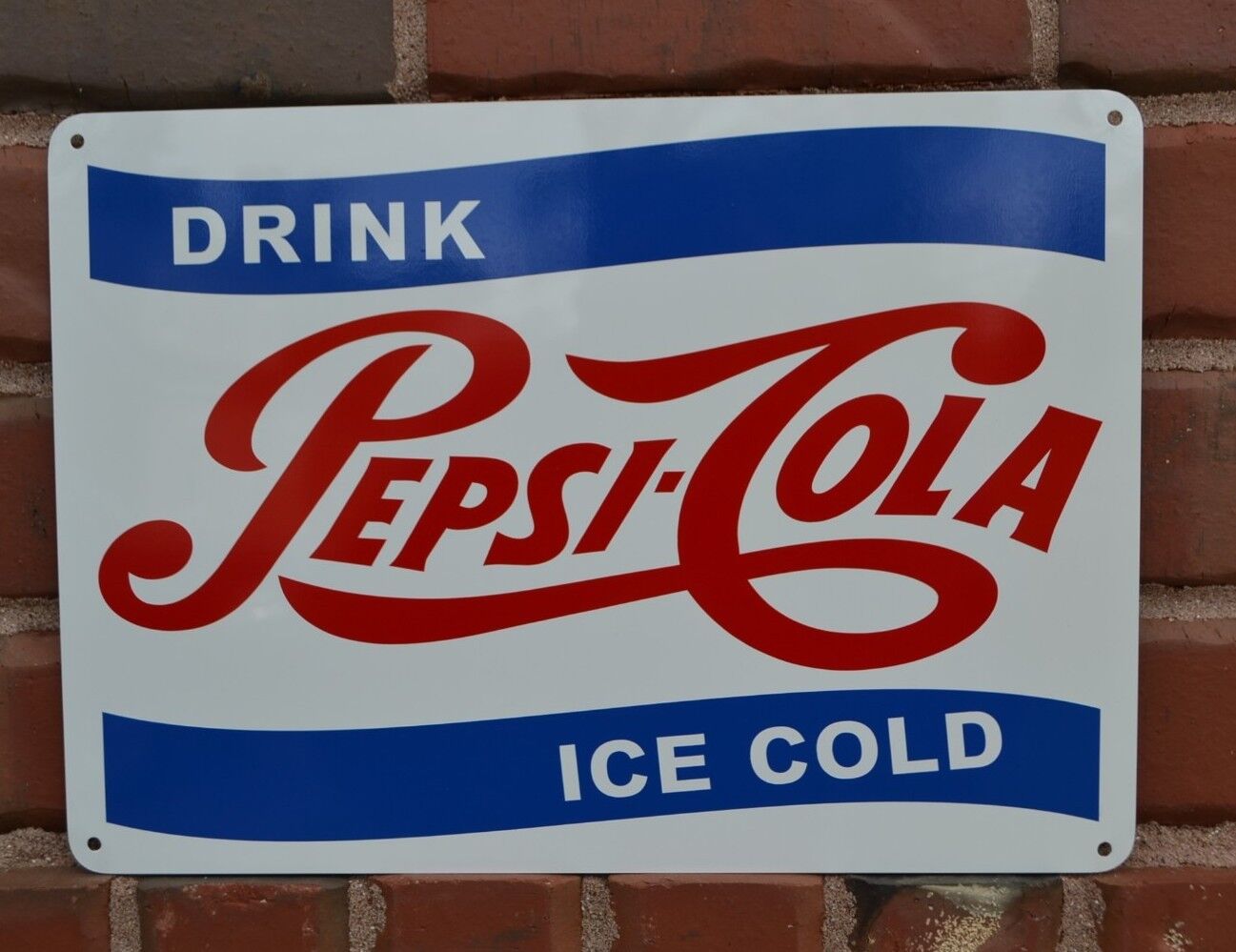Pepsi Nostalgic Vintage Look Soda Fountin Bar Sign Collectable Free Shipping