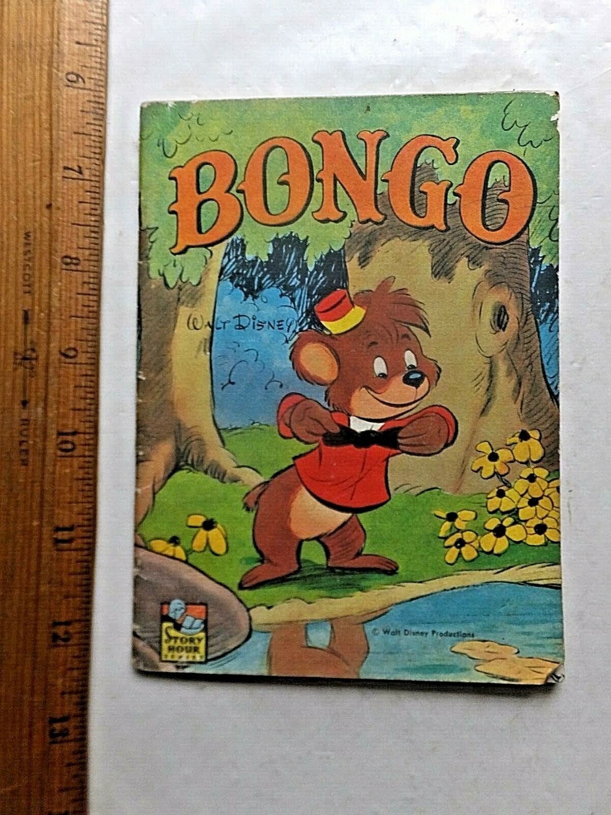 1958 Children's Book. Walt Disney's Bongo. 32 Pages. Softcover. Well Illustrated