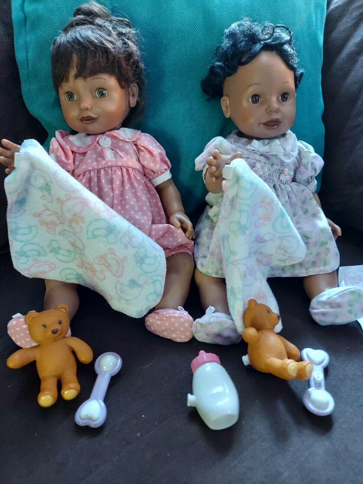 Playmates Amazing Babies 2 Dolls Interactive Doll & Accessories Working