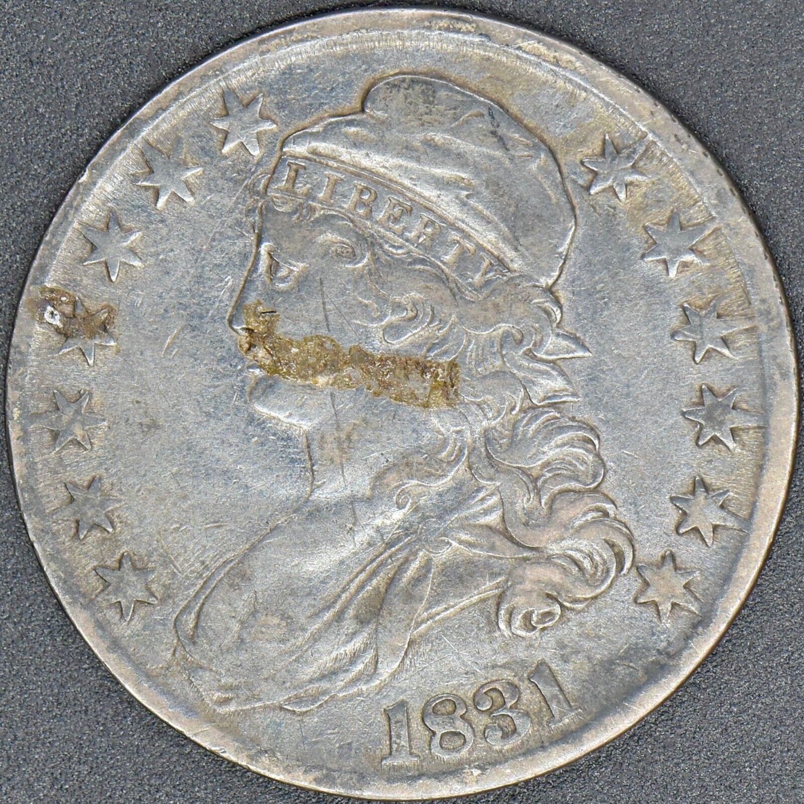 1831 Capped Bust Silver Half Dollar ✪coingiants✪