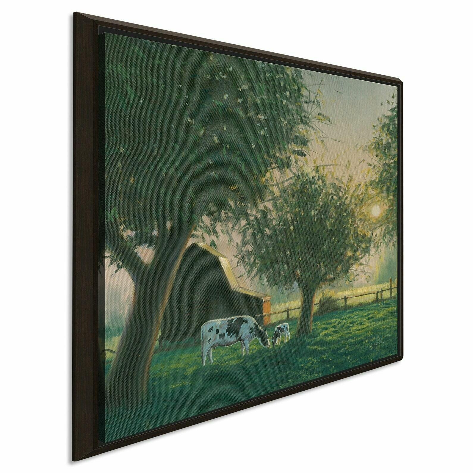 James Wiens "farm Life Iv" Giclee Stretched Canvas Wall Art  Oversized