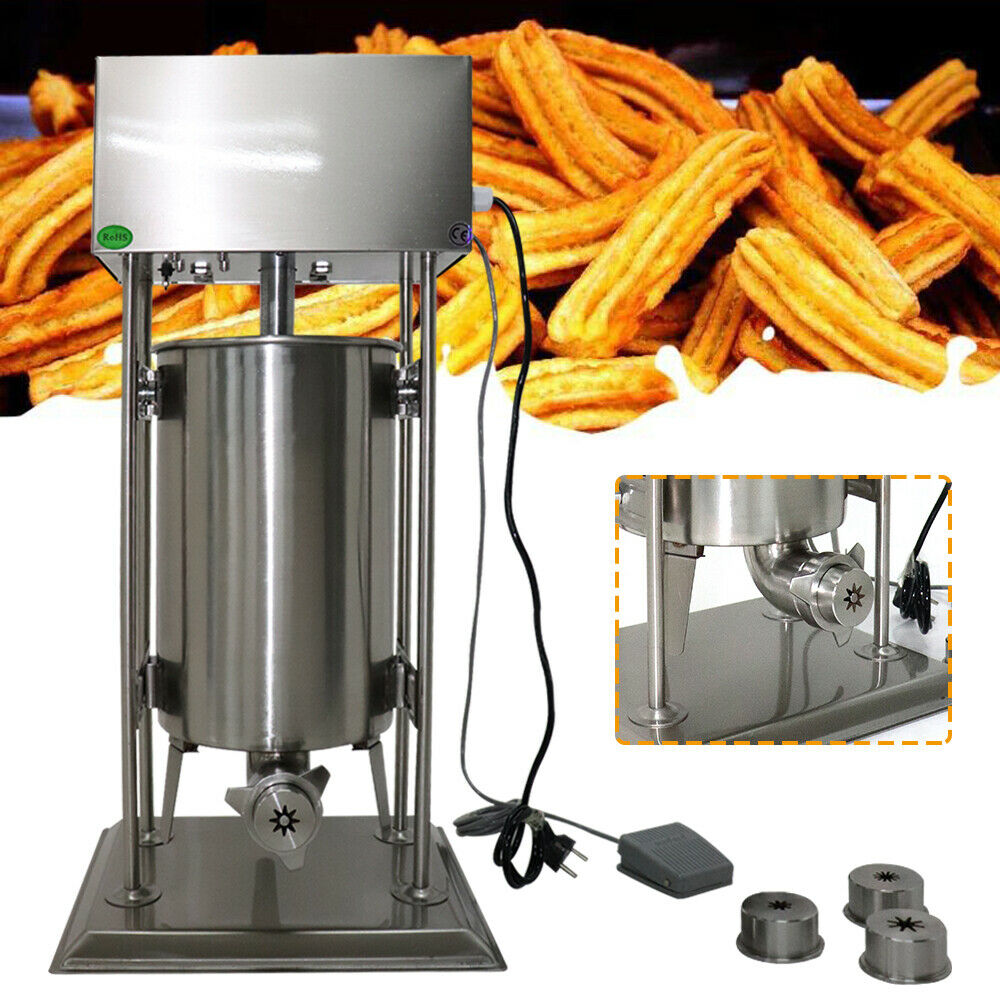 Electric Churro Maker Machine 15l Stainless Steel Heavy Duty Churros Maker