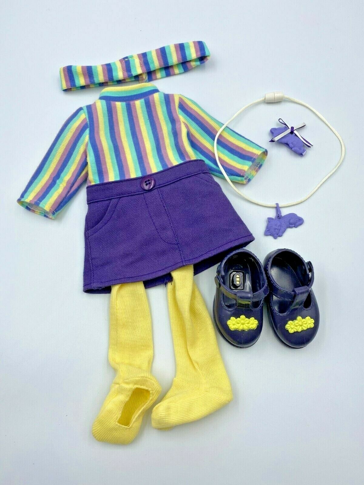 Amazing Ally Original Outfit ~ W. Shoes/tights/headband/kitten Necklace/barrette