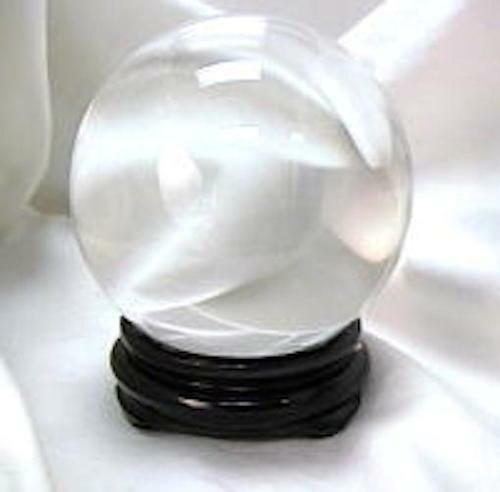 Clear 50mm Crystal Ball With Stand!