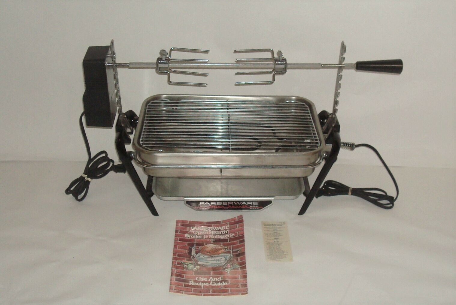 Farberware Electric Broiler Open Hearth Chicken Rotisserie 450n Indoor Grill