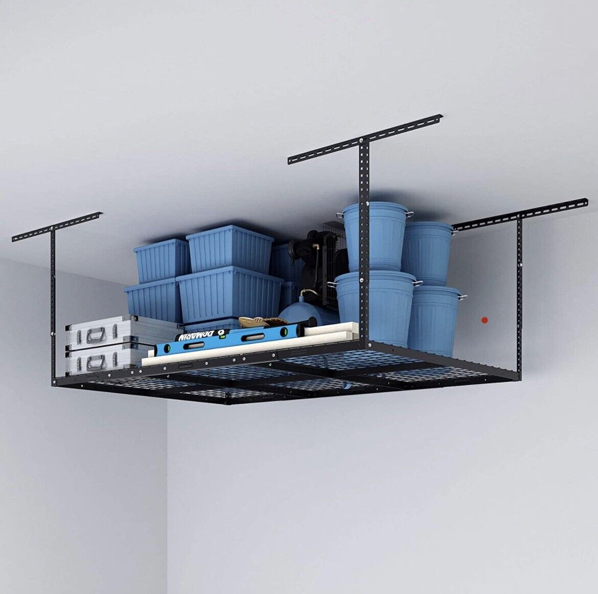 Fleximounts 4x6 Heavy Duty Overhead Garage Adjustable Ceiling Storage Rack