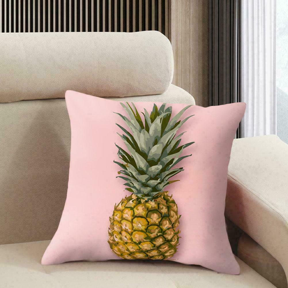Soft Peach Skin Cover Pineapple Pillow Cover Double K2f1 Flower Ase C G1x9