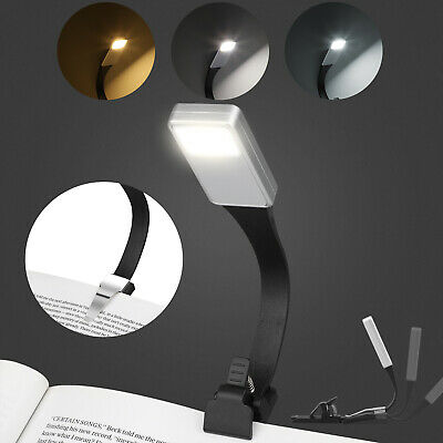 Book Light Clip-on Reading Light Led Rechargeable Portable Night Reading For Bed