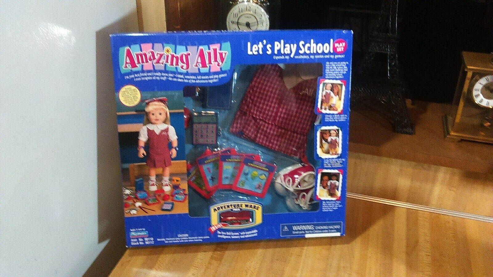 Playmates Amazing Ally Lets Play School Playset,adventure Ware Pack,2000,new!