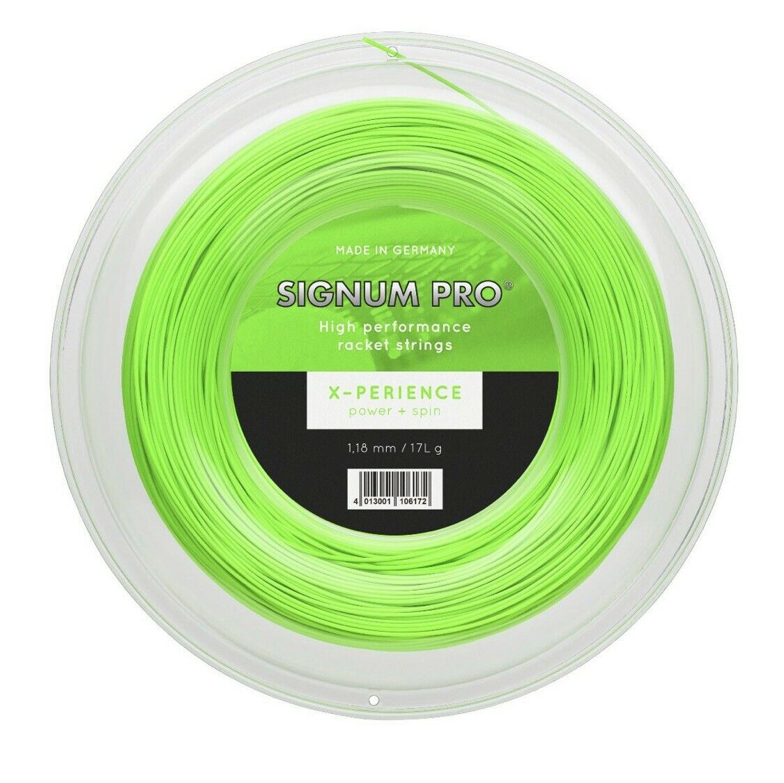 Signum Pro X-perience 18/1.18mm Tennis String 200m Reel Color: Green